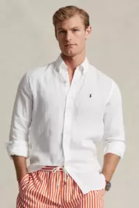 Camisa lino ralph...