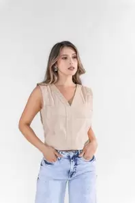 Blusa unicolor maryjohn