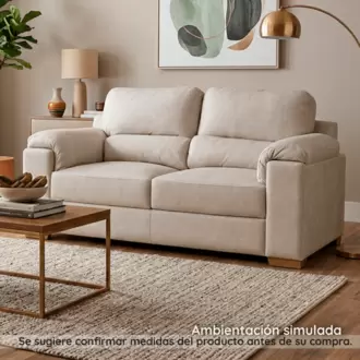 Sofá 2 Puestos Duomo Tela-arena