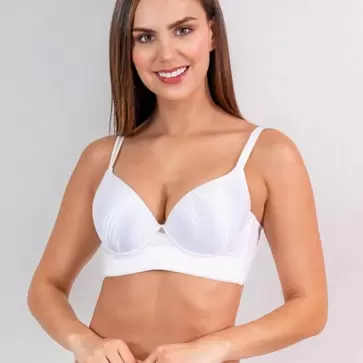 Brasier copa de realce en spandex