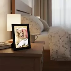 Portarretrato negro Magma 15x20cm con Foto