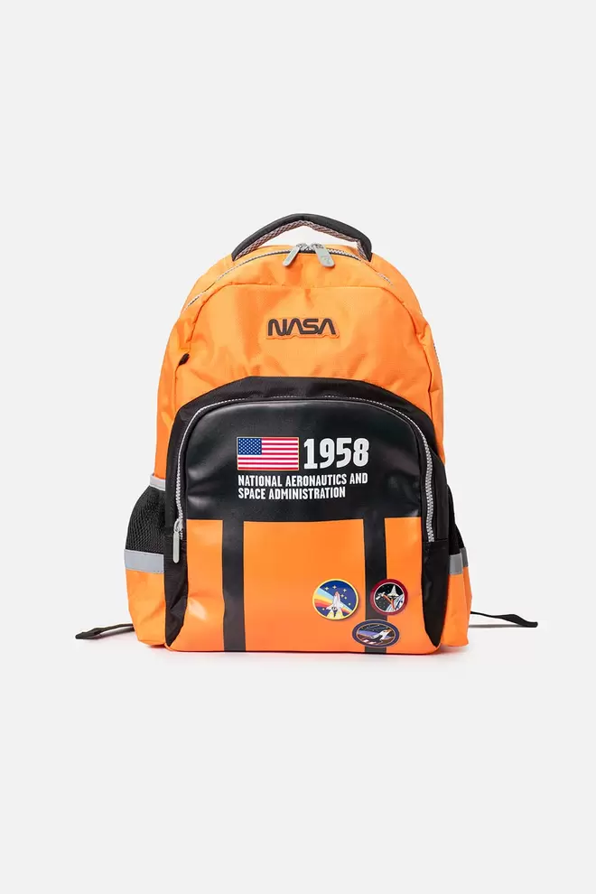 Morral de Nasa 16.5" naranja para niño