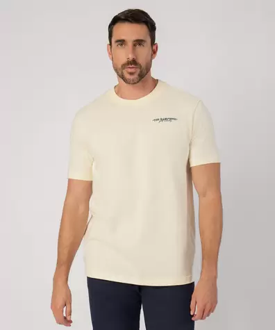 Camiseta Básico Para Hombre Con Estampado