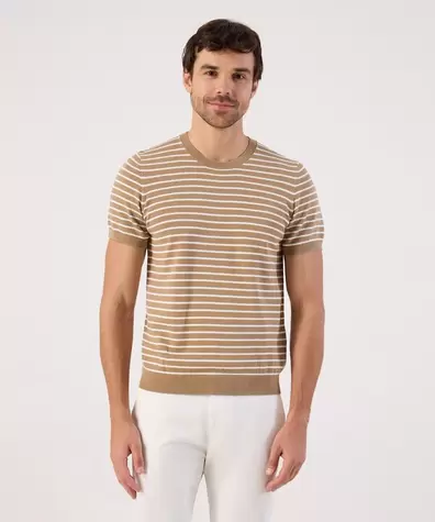 Camiseta En Tejido De Punto Para Hombre