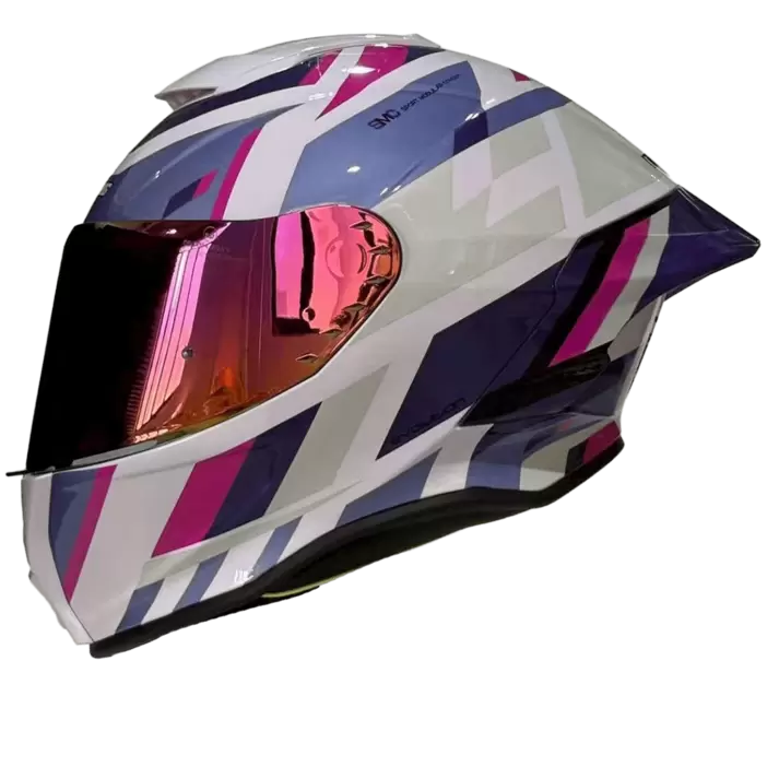 CASCO XTRONG 820 MANJA BLANCO MORADO
