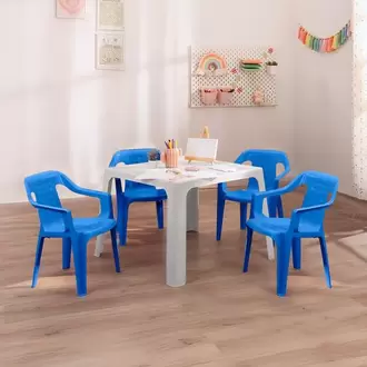 Combo infantil, 1 Mesa, 4 Sillas