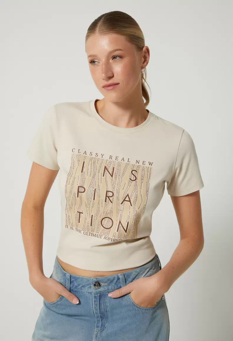 Camiseta para mujer manga corta