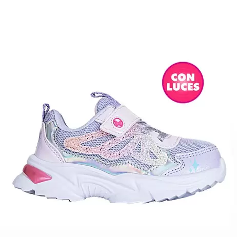 Tenis Casual de Niñas gumball xia luces 4-25-2 inf fem