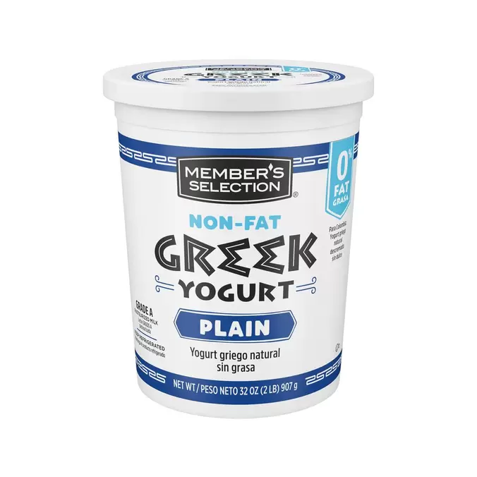 Member's Selection Yogurt Griego Natural sin Grasa 907 g / 2 lb