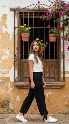 Pantalon abertura amarre