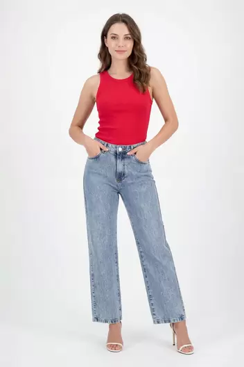 Blusa de dama básica - Rojo