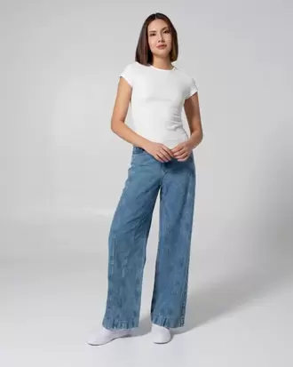 Jean Wide Leg Pepper