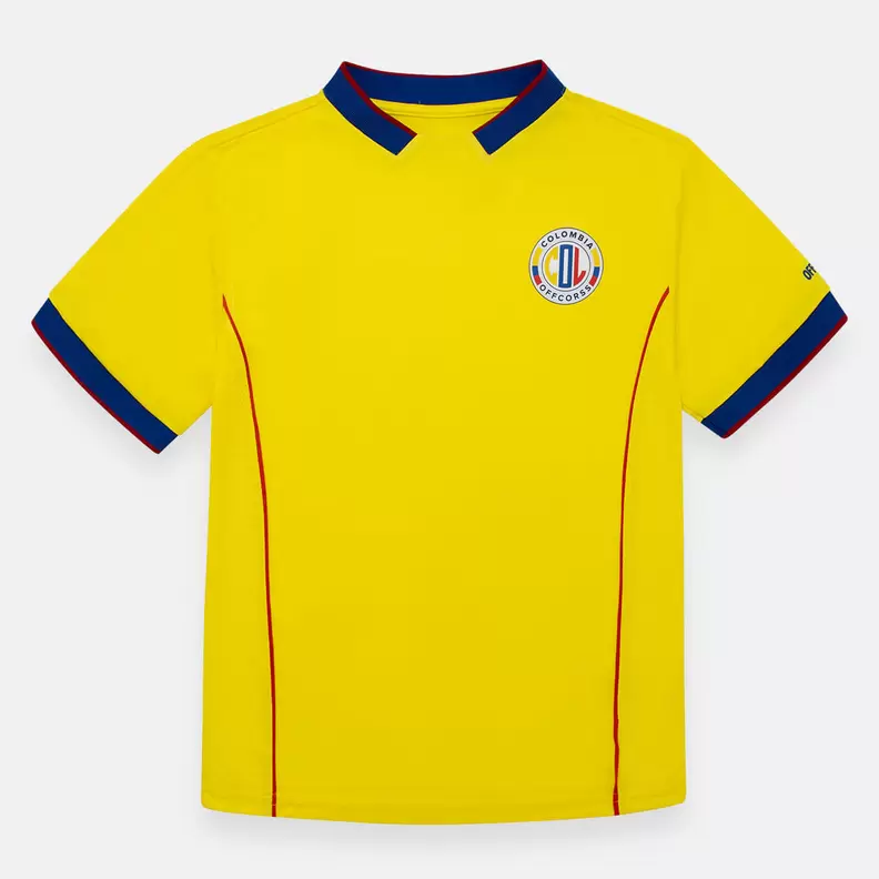 Camiseta OFFCORSS Colombia 2026 para niños grandes