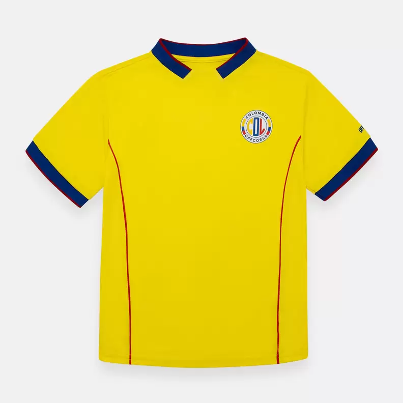 Camiseta OFFCORSS Colombia 2026 para niños pequeños