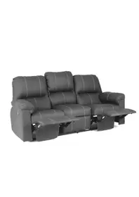 Sofá Reclinable Terranova De 3 Puestos 2 Reclinan Electrónico