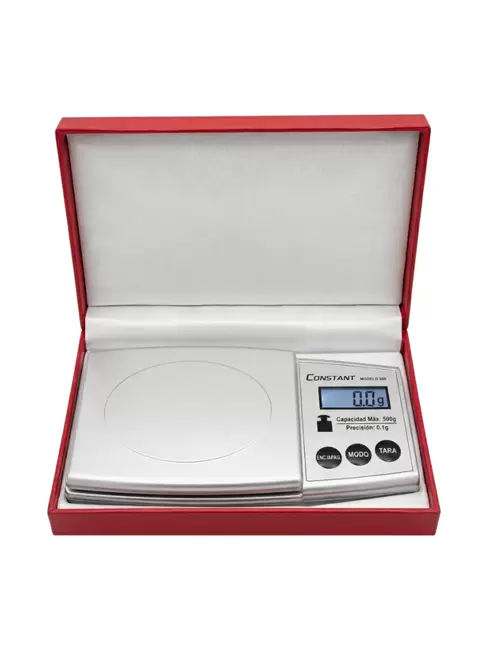 Báscula Gramera Digital de Precisión Portátil con Pantalla LCD