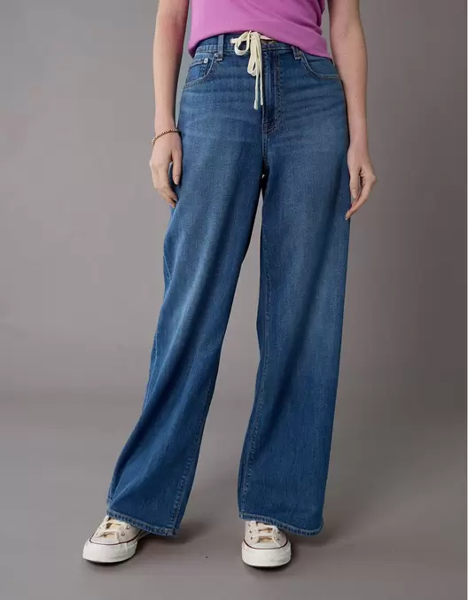 Jean Baggy Wide-Leg Ae