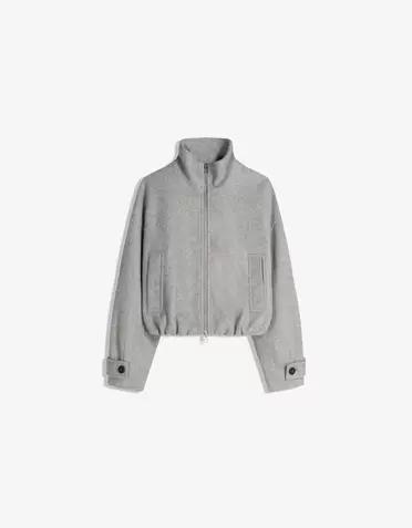 Cazadora soft touch cremallera