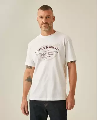 Camiseta de Hombre Rodeo Slim Fit Manga Corta Gráficos en Frente y Espalda Jersey Nazca en Algodón