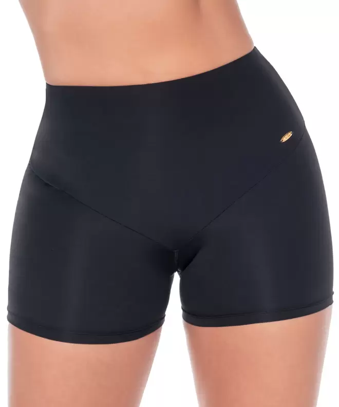 Short de vestido de baño con control y realce de curvas