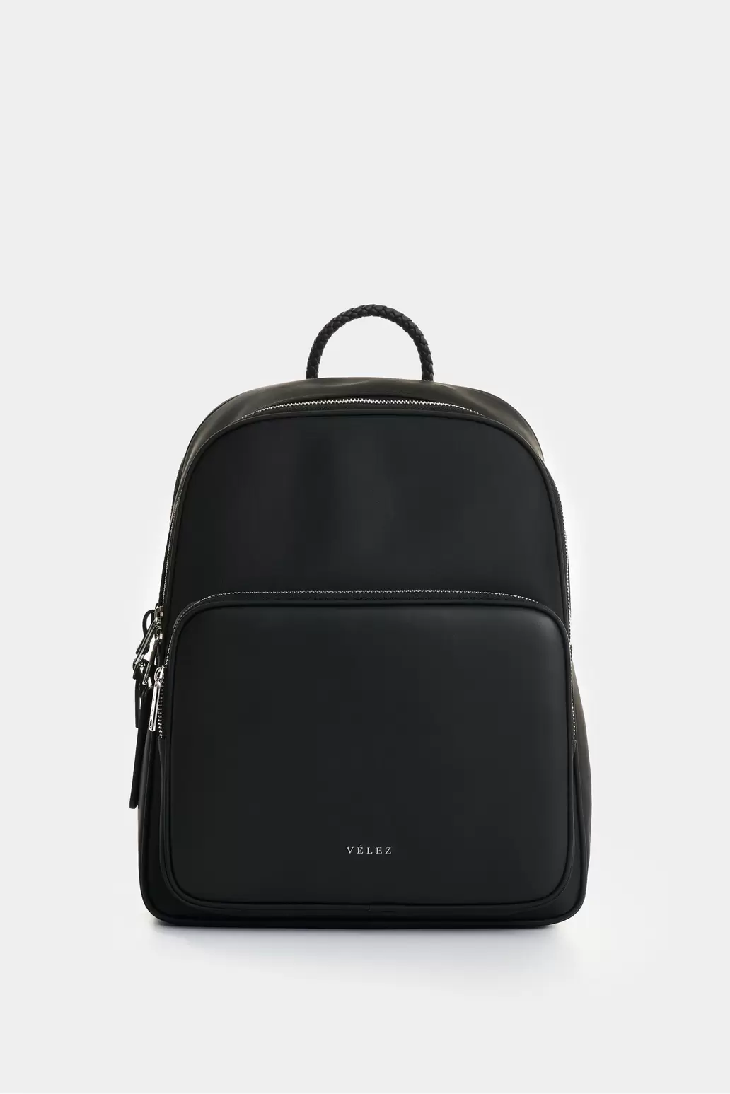 Tula morral de cuero y lona para mujer Legal Negro