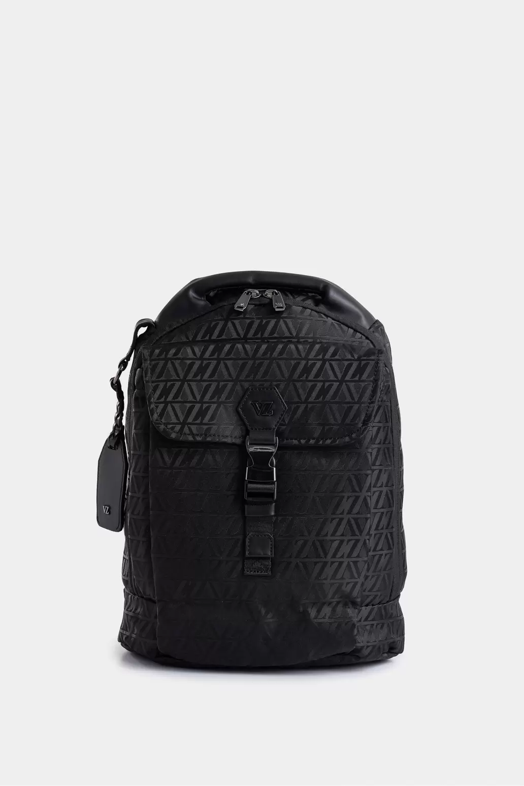 Morral bloom 2 jacquard monograma VZ para mujer porta trolley Negro