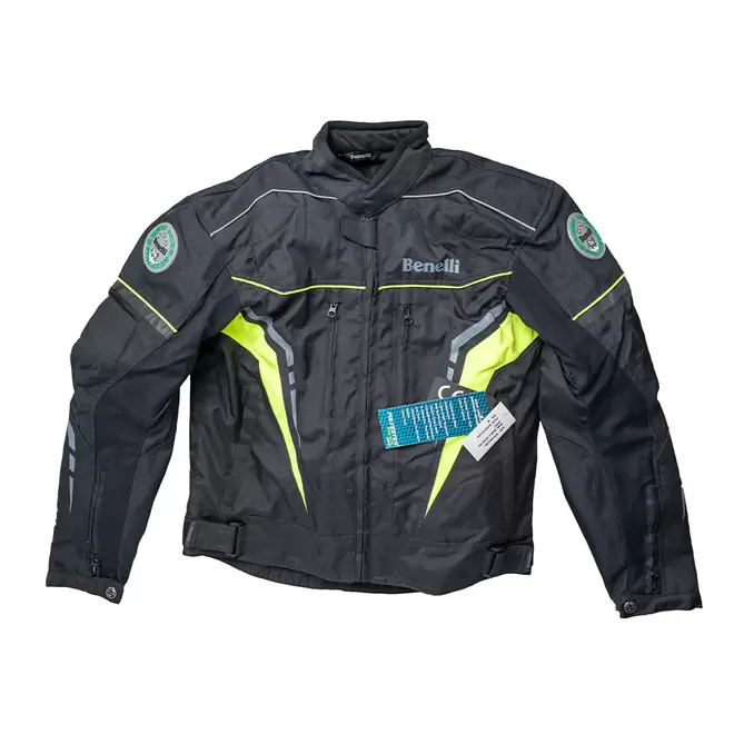 CHAQUETA BENELLI COPER-TEX NEGRA-AMAR-M