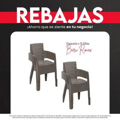 Paquete x 12 Sillas con Brazos Barú Mocca /