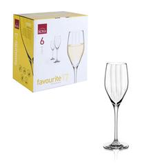 Set x 6 Copas Champaña 5.7 oz Favourite Optical /
