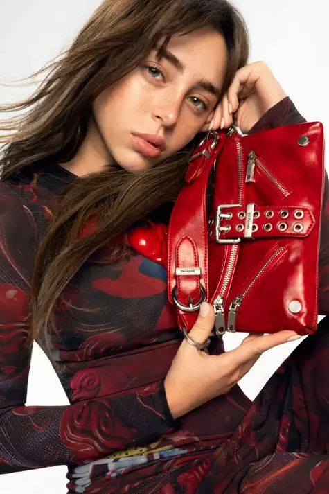 Bolso hebilla efecto piel