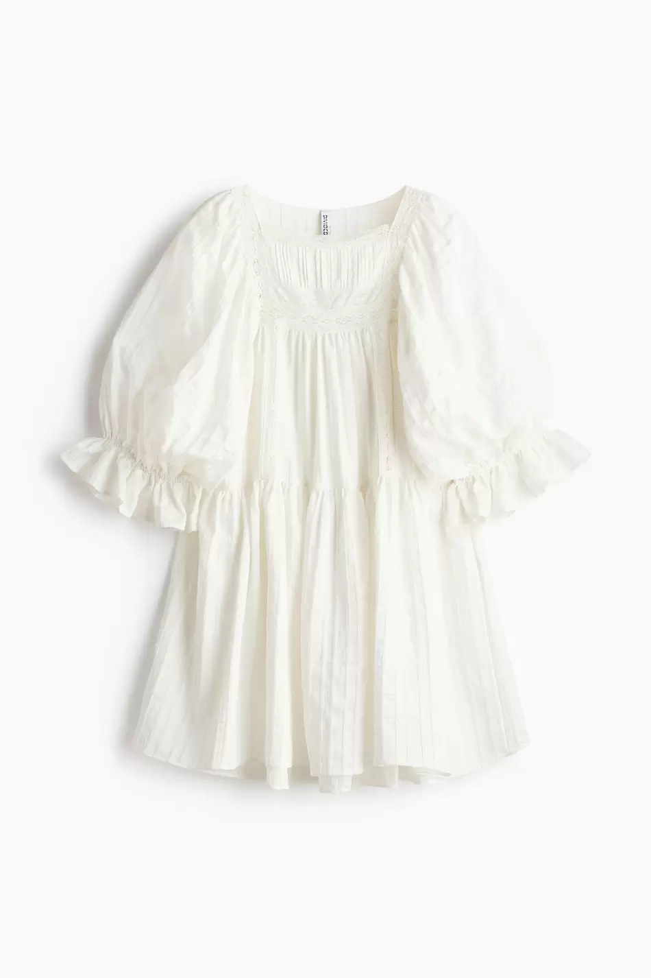 Vestido con mangas globo