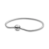 Brazalete Cadena de Serpiente con Cierre Redondo Pandora Moments