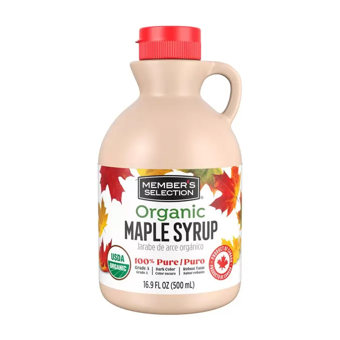 Member's Selection Syrup Jarabe de Arce Orgánico 500 mL / 16.9 oz