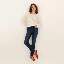 Jean Tiro Alto Bota Skinny