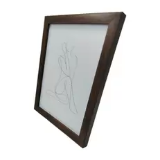 Portarretrato Madera Oscuro Magma 10x15cm con Foto