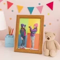 Portarretrato Madera Claro Magma 13x18cm con Foto