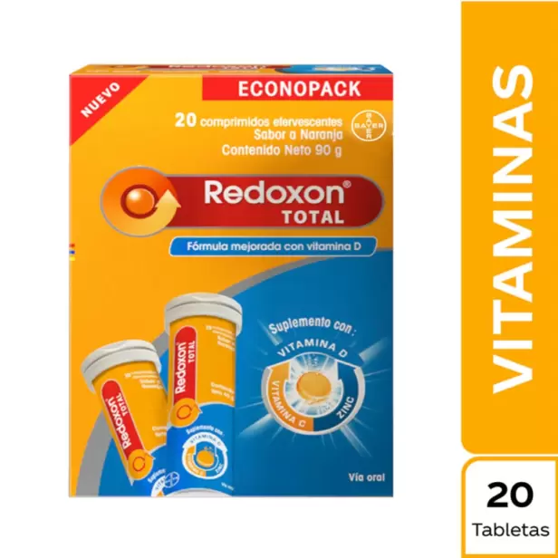 Redoxon Efervescente Duo Pack 20 Tabletas