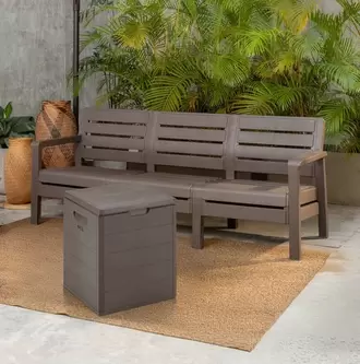 Combo Barú, 1 Sofá 3 Puestos, 1 Baúl de 100 litros