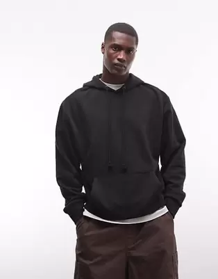 COLLUSION hoodie in black