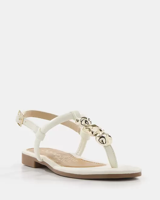 Sandalia Perla - 20171 - BLANCO HUESO