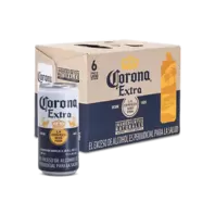 Cerveza Corona Extra Lata 269ml X6