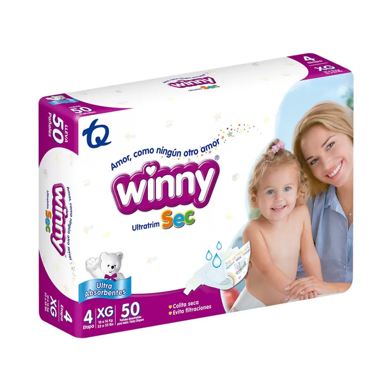 Pañal Winny Sec Etapa 4