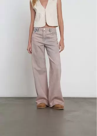 Jean Wide Leg efecto vintage