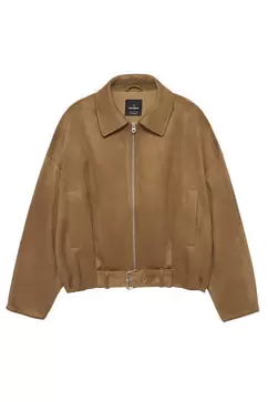 Chaqueta bomber efecto ante