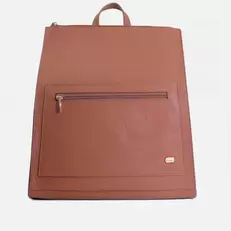 Morral leticia de cuero para mujer - Miel