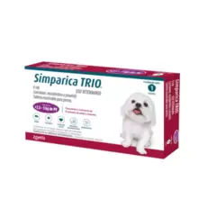 Antiparasitario Interno y Externo para perroSimparica Trio 2.5 Kg - 5 Kg 1 Tableta