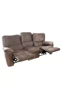 Sofá Reclinable Dallas De 3 Puestos 2 Reclinan De Botón