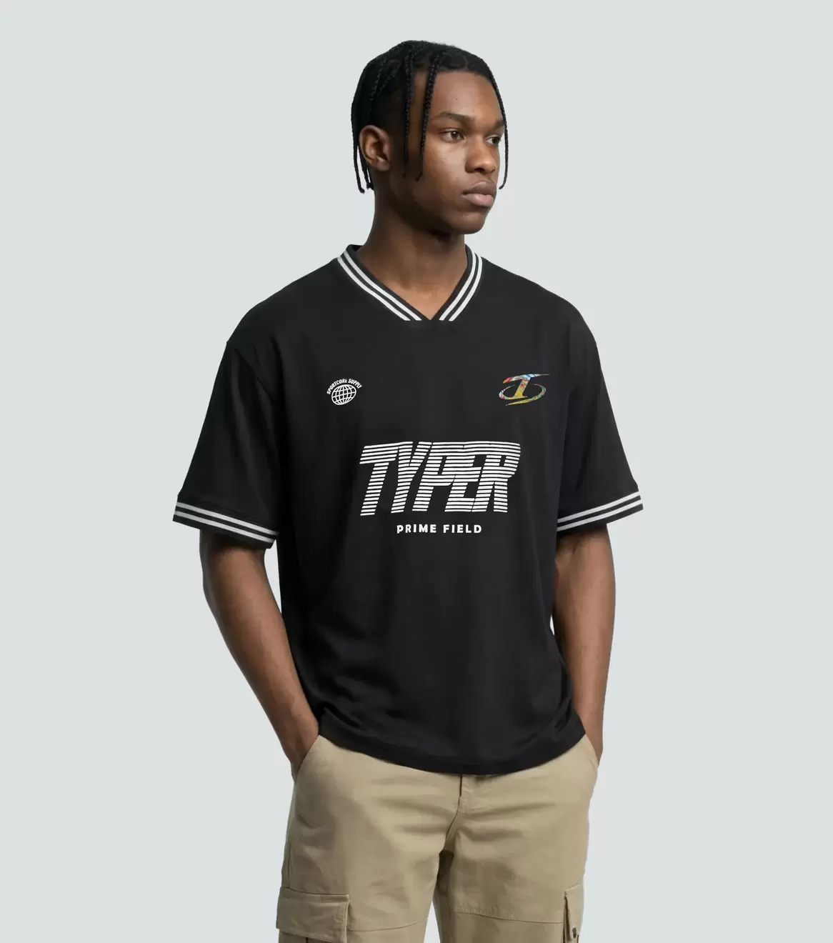 Owen T Shirt Boxy Con Estampado Typer