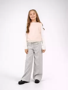 Set Chaleco y Camiseta Manga Larga Para Niña