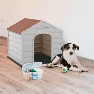 Combo Mascota, 1 Casa Razas Pequeñas, 1 Caja Multiusos 12 Litros